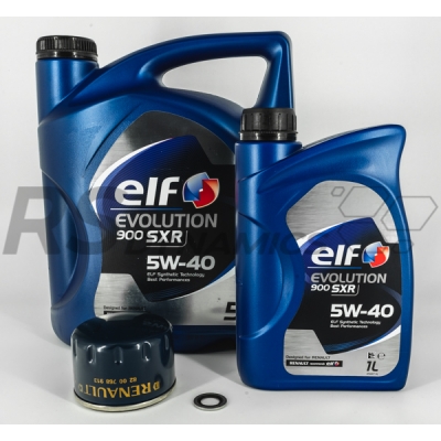 ELF 5W40 900SXR - Oliebeurt set