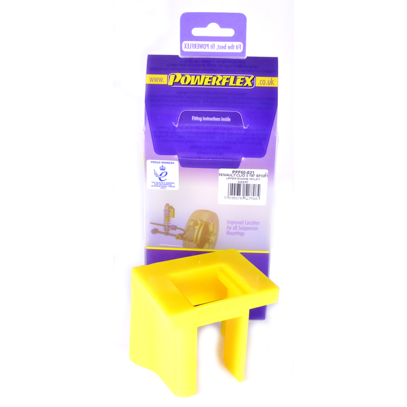 Clio 3 RS - Powerflex Road insert bovenste motorsteun