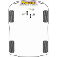 Megane 4 RS - Powerflex Fast Road bovenste kantelsteun/motorsteun