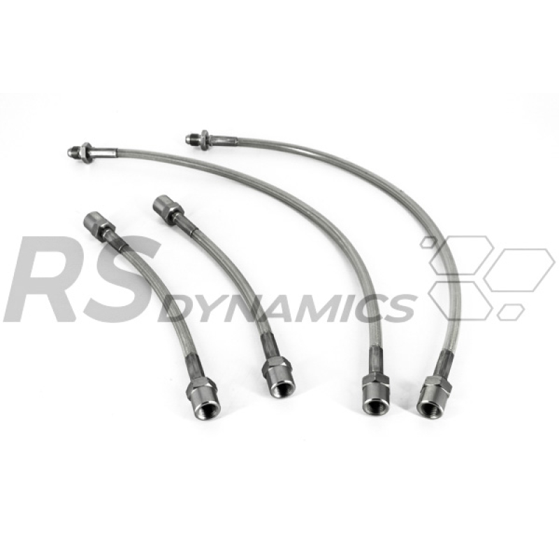 Clio 2 RS - RVS Remleidingen voor- en achterzijde