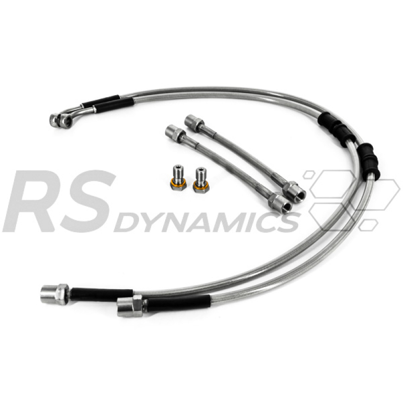 Megane 2 RS - RVS Remleidingen voor- en achterzijde